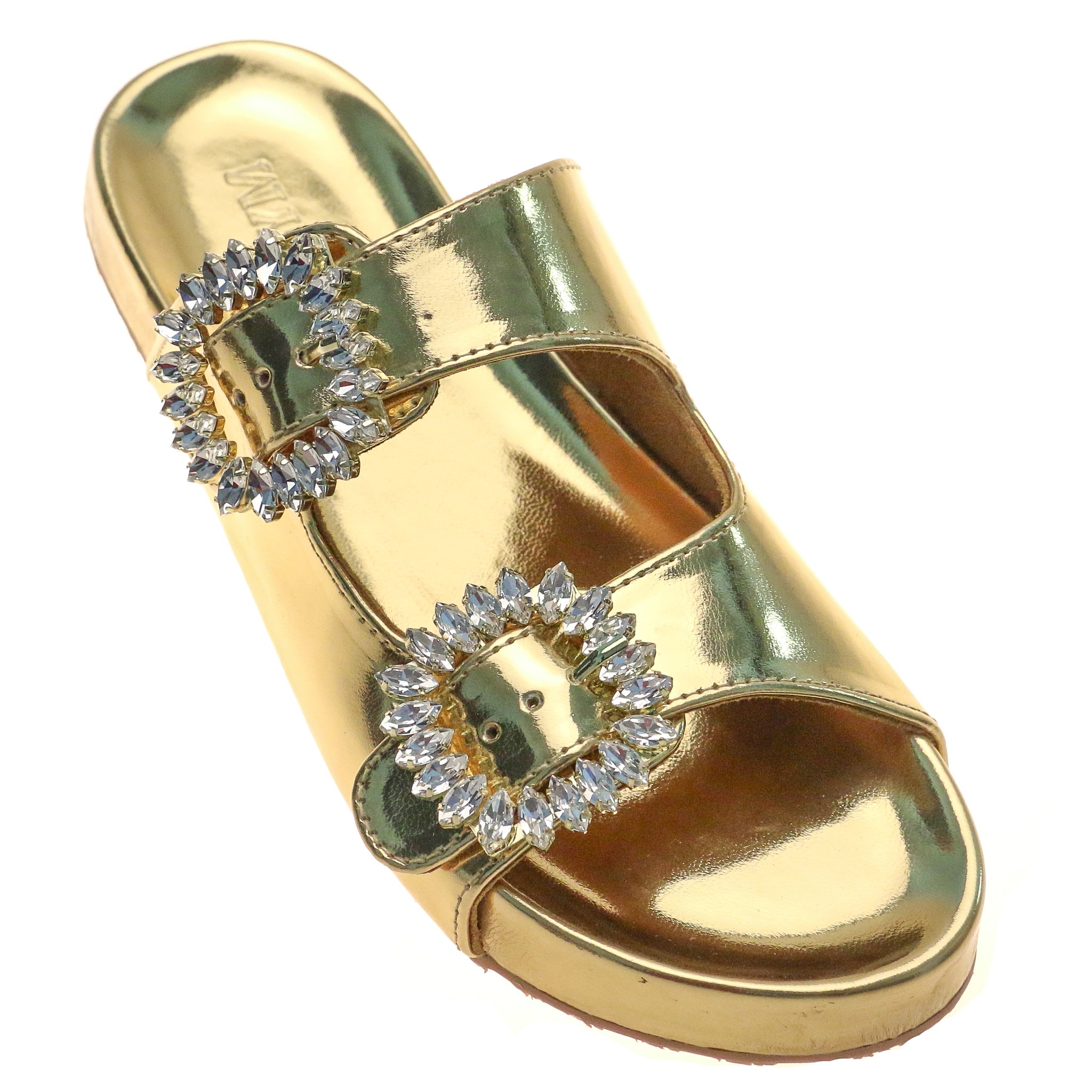 Gold bling slides deals