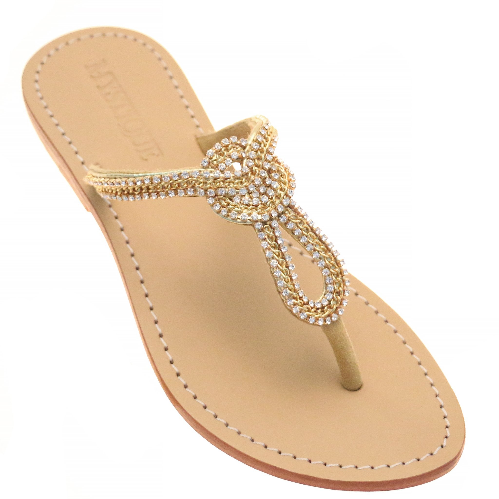 Puerto Vallarta Sandal Gold In Stock