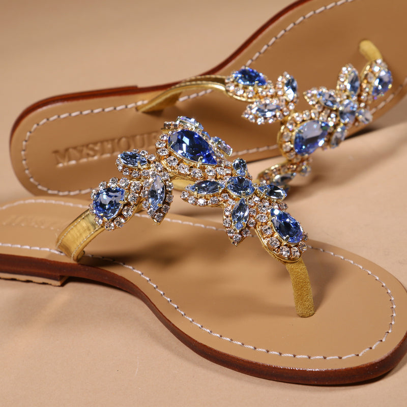 Boca Raton Sandal Blue-In Stock