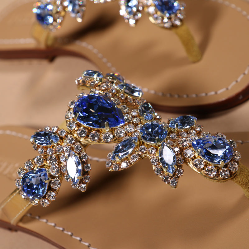 Boca Raton Sandal Blue-In Stock