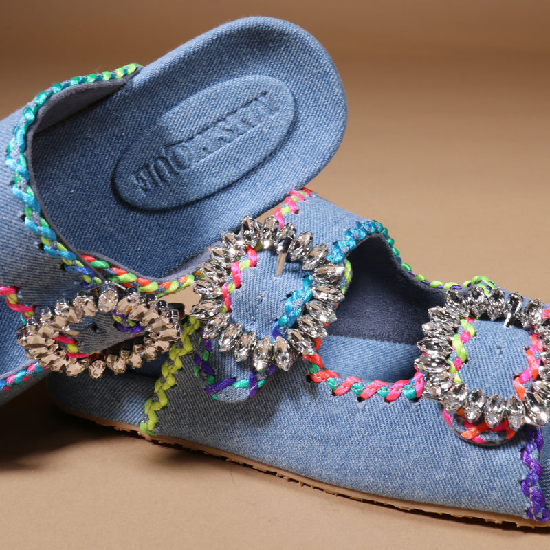 Como Sandal Denim