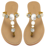 Harper Sandal Mother of Pearl-In Stock