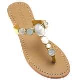 Harper Sandal Mother of Pearl-In Stock