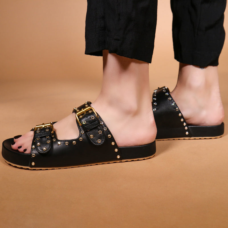 Milton Sandal Black