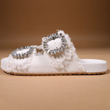 Murphy Sandal White Twill-In Stock