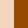 HALF BEIGE/ HALF BROWN