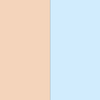 HALF BEIGE/ HALF LT BLUE