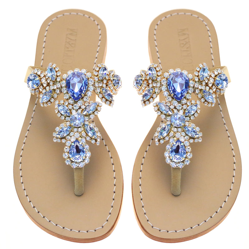 Boca Raton Sandal Blue-In Stock